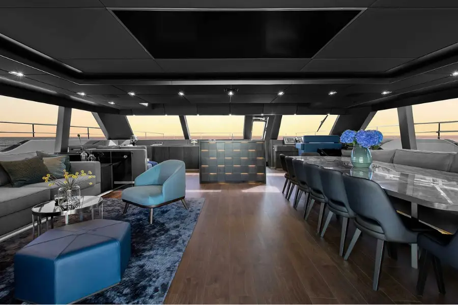Sunreef 80, cabine principale — Saint Tropez Yacht Rental, Saint-Tropez. Sunreef 80 — 23.9m
